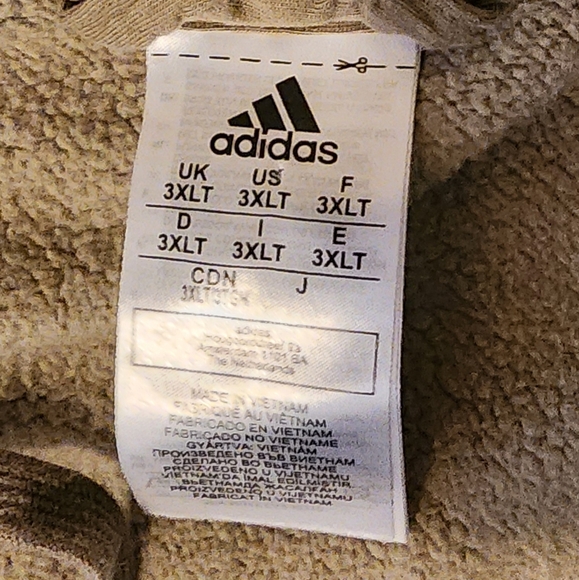 Adidas Mens Sz 3XLT Hoodie - Picture 7 of 7